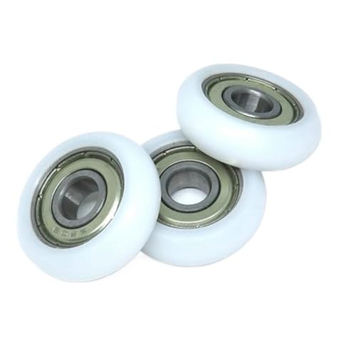 1 stücke 8x30x9mm Micro Nylon Rad BSR60830-9 30mm POM Beschichtete Riemenscheiben 8 * 30 * 9 Rudergerät Rollen Mini Kunststoff Lager(8x40x10mm) von DGLASKRWY