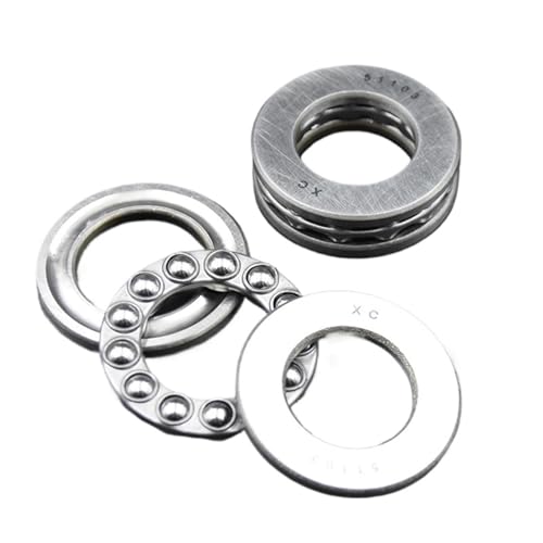 10 Pcs Flugzeug Drucklager 51100 51101 51102 51103 51104 51105 51106 51107 51108 8105 8106 Axial Kugellager(51107 35x52x12mm) von DGLASKRWY
