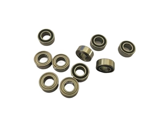 10 Stück R3 R3ZZ R3RS R3-2Z R3Z R3-2RS ZZ RS RZ 2RZ Rillenkugellager 4,762 x 12,7 x 4,98 mm 3/16 Zoll x 1/2 Zoll x 0,196 Zoll(R3ZZ) von DGLASKRWY