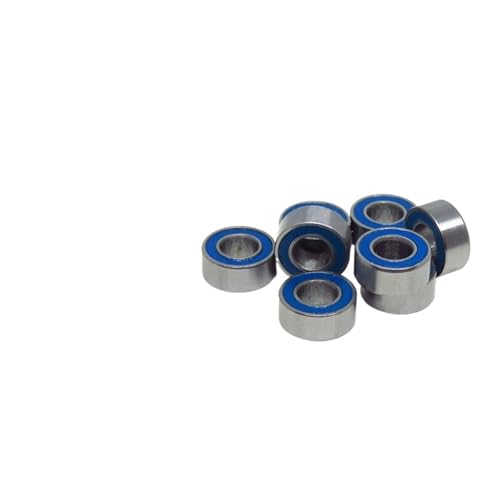 10 stücke 3x6x2,5mm MR63 2RS Blue Seals RC Spielzeug Kugellager MR63RS L630 3 * 6 * 2,5 luft Werkzeuge Lager MR83 MR84 MR105 MR106 MR115 RS(MR63-2RS 3x6x2.5mm) von DGLASKRWY