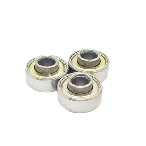 10PC Nicht Standard 608ZZ Kugellager Innenring Vorstehen 1/2/3/4/5/5.7/7/8MM 8x22x7 Kinderwagen Rollstuhl Trolley Twist Auto(2MM Both Sides) von DGLASKRWY