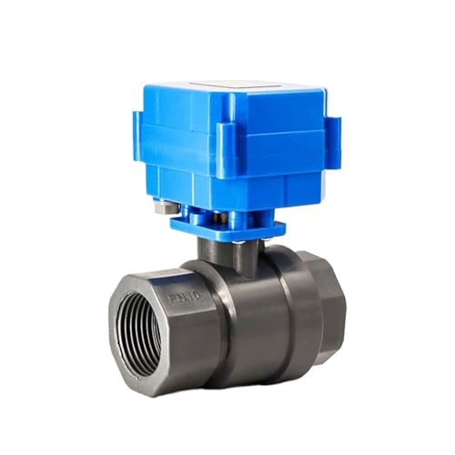 2-Wege-UPVC-Entwässerungsventil DN25 5 V 12 V 24 V 220 V Mikro-Elektro-Kugelhahn(DC12V_LH-W622) von DGLASKRWY