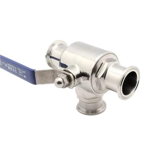 Ф25mm 304 Edelstahl Sanitär Ball Ventil 3 Drei Weg OD 50,5mm Tri Clamp Ferrule Typ For Lebensmittel Homebrew Tagebuch(TType) von DGLASKRWY