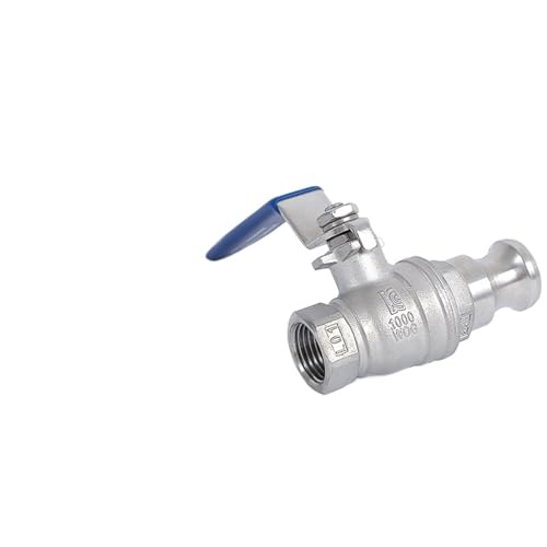 304 Edelstahl 2PC Schnellkupplungs-Kugelhahntechnologie Typ 316 Internes Drahtwasser-Umschaltventil Leitungswasserrohr-Umschaltventil(304 2) von DGLASKRWY