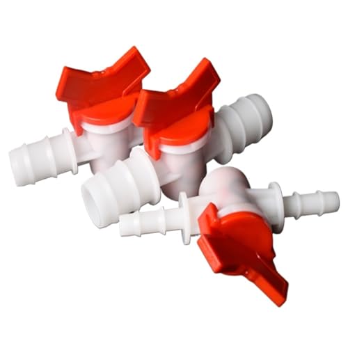 4 6 8 10 12 16 20 25mm Schlauch Widerhaken Zwei Weg Gerade Reduzierung Kunststoff Ball Ventil Aquarium Garten Bewässerung Wasser Flow Control(8mm-12mm) von DGLASKRWY