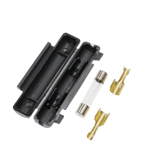 5Set 6X30MM Glas Sicherung Halter Mit 250V 0,25 A 0,5 A 1A 1,5 A 2A 3A 3,15 A 4-30A 6 * 30MM Sicherung Buchse Flip shell Schwarz/Weiß Flip Typ(Black,6A) von DGLASKRWY
