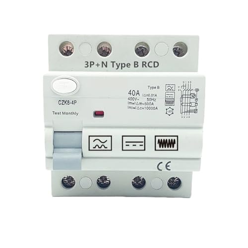 AC AB Typ RCCB RCD ELCB 230/240V 2P 4P Typ AC AB RCCB Preis Fehlerstromschutzschalter F7(4P63A30MA) von DGLASKRWY