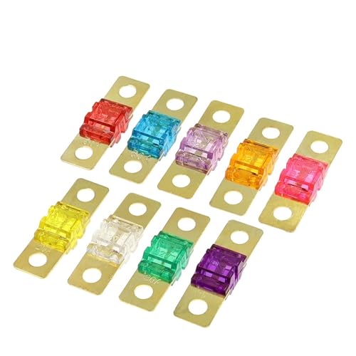 ANS-SICHERUNG 20A 30A 40A 50A 60A 70A 80A 100A 125A 150A 175A ANL Vergoldete Bolzen-Autosicherungen Mini-Auto-Stereo-Audio-AFS-Sicherung(1PCS,80A) von DGLASKRWY