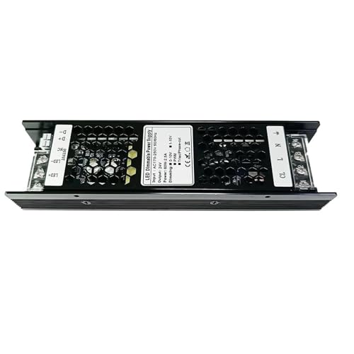 Dimmbarer LED-Treiber Triac 24 V 12 V dimmbares Netzteil 60 W 100 W 150 W 200 W 250 W 300 W LED-Trafo dimmbar 220 V 24 V (12 Volt DC_AC 100-130 V) von DGLASKRWY
