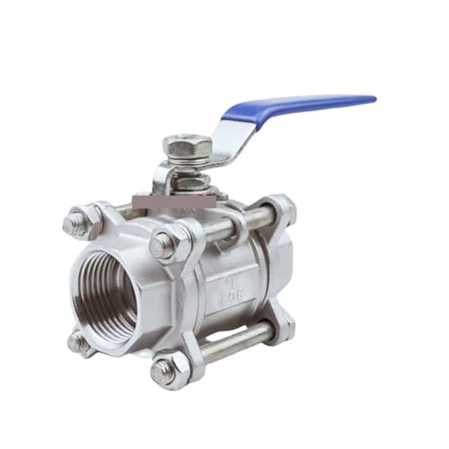 Dreiteiliger Kugelhahn Aus Edelstahl 304, 1/2 3/4 Gewinde, Innengewinde, Wasserrohrschweißventil, Schalter, DN20 25 32 65 80(1-1/4") von DGLASKRWY