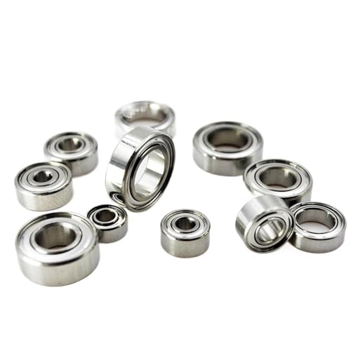 Edelstahl-Hybrid-Keramik-Kugellager Bohrung 2 mm 3 mm 4 mm 5 mm 6 mm 7 mm 8 mm 10 mm ZZ geschirmtes Mini-Lager for Angelrollen(2x6x2.5mm) von DGLASKRWY