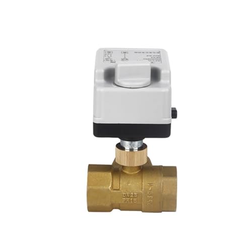 Elektrisches Kugelventil 220 V Zweiwege-Zweidraht-Öffner Schließer 24 V Rohrleitungswasserventil Auslassschalter 1 Zoll 2 Zoll 12 V Ventil(4 pointsPPR20DC1224V) von DGLASKRWY