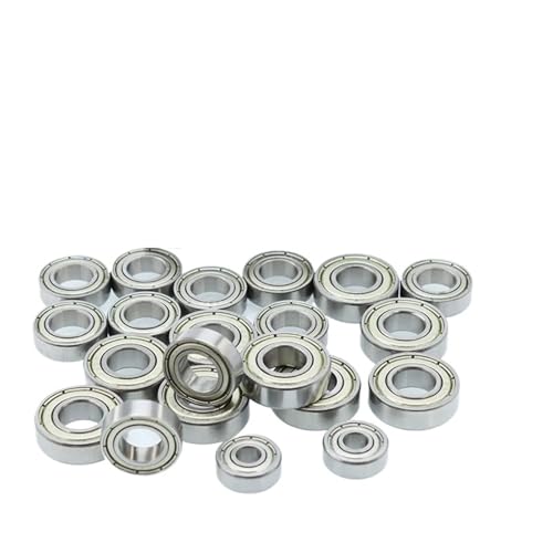 Kleines Lager 608 4x7x2,5 4x10x4 5x11x4 ZZ Bike RC Auto Skate Skateboard Rad Miniatur Kohlenstoffstahl Rillenkugellager(ID 4x10x4) von DGLASKRWY