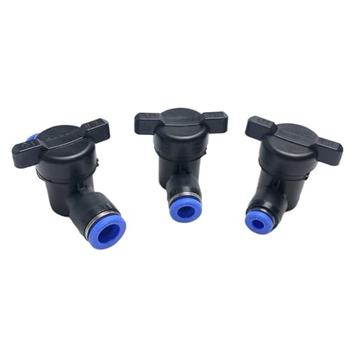 Kugelhahn Handventil Schalter pneumatischer Rohrschalter EIN/AUS BTC 4/6/8 VETLEY Pneumatic(BTC 10) von DGLASKRWY