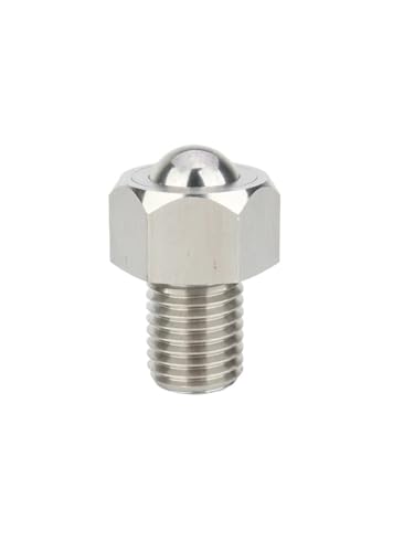 MJ312/MJ313 Edelstahl/POM-Kugel Edelstahl Sechskantkopf Förderkugel Rollen Bolzen(M10_MJ313) von DGLASKRWY