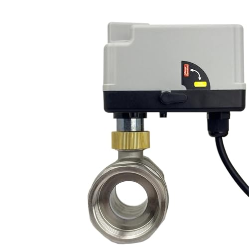 Mit Manuellem Elektrischem Kugelhahnantrieb AC220V Dreileiter Zweisteuerung DC12-24V Edelstahl Innengewinde 2-Wege DN15~DN50(DN25,3 WIRE_DC12-24V_2 WAY) von DGLASKRWY