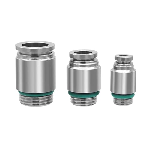 POC-G M5 1/8" 1/4" 3/8" 1/2" Male 4-12mm Press Push in Quick Connector Air Fitting Pneumatic Coupling 304 Stainless Socket Allen(BXG-POC6-G01) von DGLASKRWY