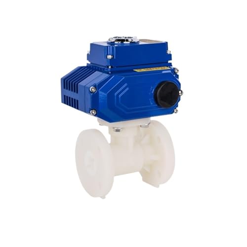 PVDF-Elektroflansch-Kugelhahn Amerikanischer Standard-Industrie-Kunststoff-Chemie-Elektrokugelhahn(1 14 standard switch type) von DGLASKRWY