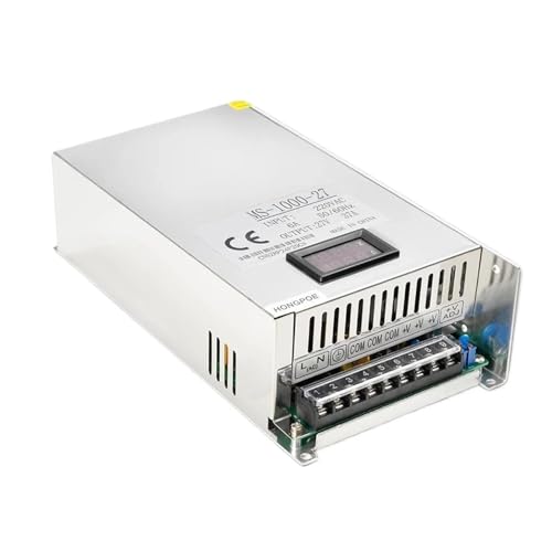 Regelbares Schaltnetzteil 1000W 0-12V 15V 24V 27V 36V Variables Netzteil 40V 48V 55V SMPS 60V 80V 90V 100V 110V 220V(0-48V) von DGLASKRWY