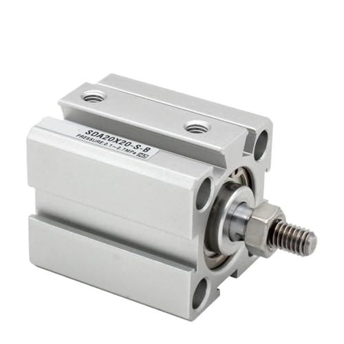 SDA32-B luft pneumatische zylinder SDA32x50-B doppeltwirkend kompakte zylinder Bohrung 32 mm hub 5-100mm außengewinde(SDA32X40-B) von DGLASKRWY