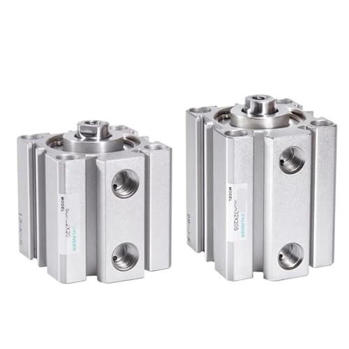 SDA50 Pneumatic Double Acting Compact Cylinder Stroke 5 10 15 20 25 30 35 40 45 50 60 70 75 80 90 100mm(SDA50x35) von DGLASKRWY