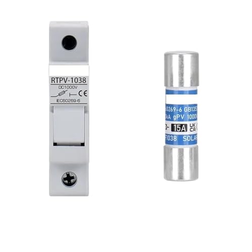 Solar sicherung Halter DC Sicherung 1000V 10A 15A 1500V 2A 10A 63A 40A 30A Photovoltaik Combiner Box Photovoltaik Schutz(Fuse10A-fuse holder) von DGLASKRWY