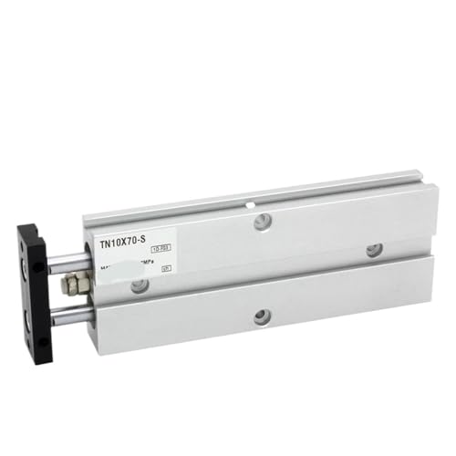 TN32 zwei stange zylinder TN doppeltwirkend bohrung größe 32mm hub 10-200mm mit magnet Luft pneumatische Zylinder(TN32X60-S) von DGLASKRWY