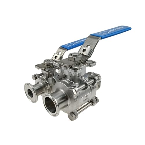 Three-piece High Platform Ball Valve SS304 Clamp Type Ball Valve 1000WOG/16P(DN32,304) von DGLASKRWY