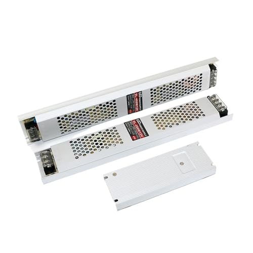 Ultra Thin Driver for LED Strips Constant Voltage Power Supply DC 12V / 24V Lighting Transformers 60W 100W 150W 200W 300W 400W (60W) von DGLASKRWY