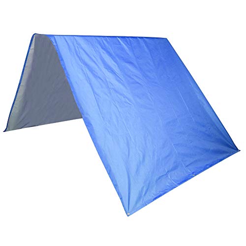 190t Polyester TAFT Sunchade Markisen -Baldachin für Garten im Freien Innenhof Terrasse 132x226cm (Blau) von DGLDCSHUAI
