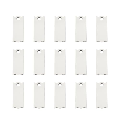 30pcs Set Sublimation Toper Name Tag Hardboard Name Plates Halter für 40 Unzen Tasse (Rechteck) von DGLDCSHUAI