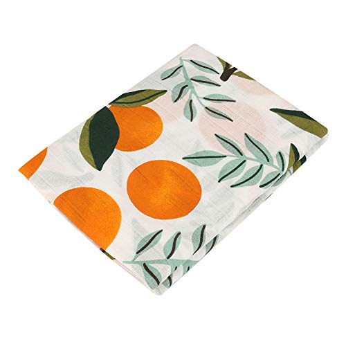 DGLDCSHUAI Atmungsaktives Neugeborene Swaddle Musselindecke weiche Baumwollbadetuch Wrap 120 * 120 cm (Orange) von DGLDCSHUAI