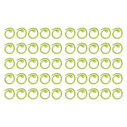 Metallstichmarker Spiral Multifunktional Häkeln Verriegelung Haken Strickprojekte für Handwerksbegeisterte Haushaltsgebrauch (Grün) von DGLDCSHUAI