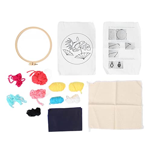 Punch -Nadel -Kit -DIY -Cartoon -Papageienmuster Stickerei Starter für die Heimdekoration von DGLDCSHUAI