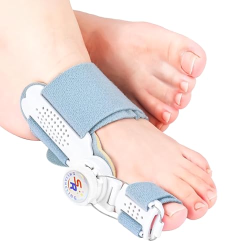 DGMI Hallux Valgus Korrektur, Verstellbare Hallux Valgus Schiene,Hallux Valgus Korrektur Set,Reduziert Hallux Valgus Belastung für Männer und Frauen(Grau) von DGMI