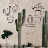 Kaktus Metall Dekor, Wandkunst, Yard Kunst, Decor, Metallschild, Küche Valentine Geschenk von DGNwalldecor