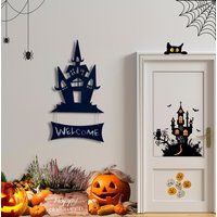 Metall Halloween Dekor, Wohndekor, Dekorationen, Haustür Wandkunst, Wanddekor von DGNwalldecor