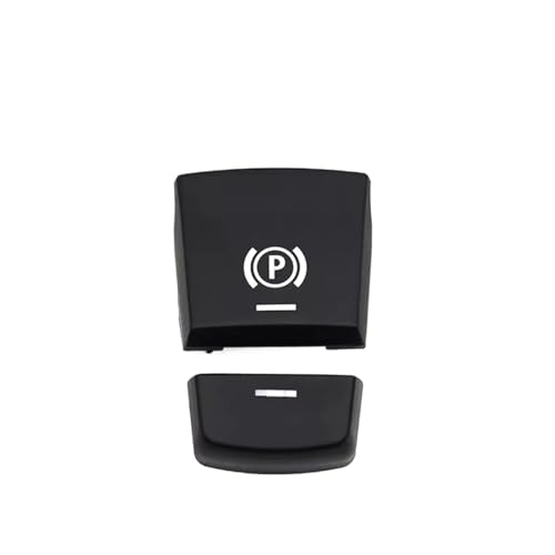 DGOINGPI Feststellbremshebel Auto Parkplatz Bremse Handbremse PSwitch Abdeckung Auto H Kappen Für BMW 5 7 X3 X4 F Serie F01 F02 F10 F12 f15 F16 F25 F26(Model B-2PCS) von DGOINGPI