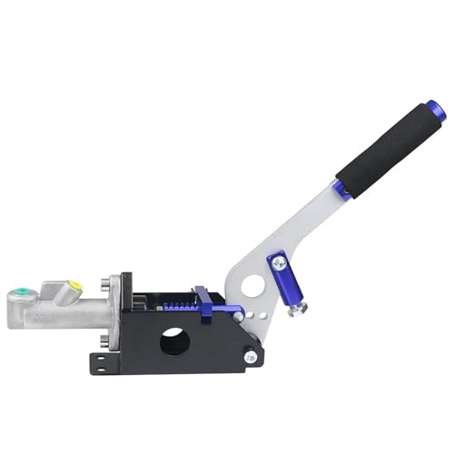 DGOINGPI Feststellbremshebel Universal Racing Hydraulische Drift Handbremse Elektronische Bremse Handbremse Vertikal Horizontal Grip(Blue) von DGOINGPI