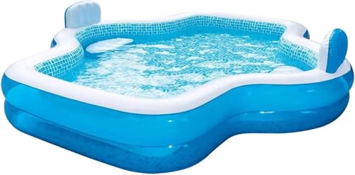 DGOINGPI Pool Maintenance Kit Familienpool, 10 Fuß lang, 2 aufblasbare Sitze mit Rückenlehnen. 120" L x 110" B x 26" H DGOINGPI Pool Maintenance Kit Familienpool, 10 Fuß lang, 2 aufblasbare Sitze mit Rückenlehnen. 120" L x 110" B x 26" H von DGOINGPI
