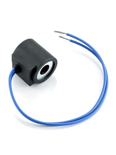 Sicherheitsventil Wasser-Druckventil 12 VDC 1/2" Loch Magnetventilspule - Mit 2 Kabeln Kompatibel für Hydraforce Serie 08 80 88 98 von DGOINGPI