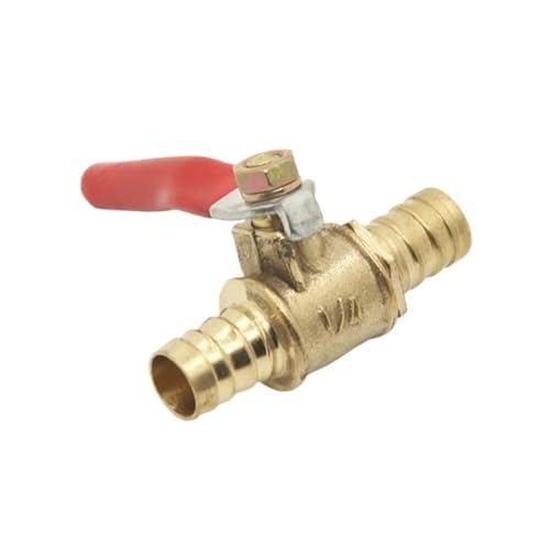 Sicherheitsventil Wasser-Druckventil 6/8/10/12mm Schlauch Barb Inline Messing Wasser Öl Luft Gas Kraftstoff Linie Abschaltung Ball ventil Rohr Armaturen(10mm) von DGOINGPI
