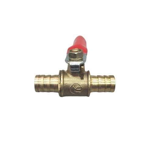 Sicherheitsventil Wasser-Druckventil 6mm-14mm Schlauch Barb Inline Messing Kraftstoff Linie Abschaltung Ball Ventil Rohr Armaturen Pneumatische Stecker Controller(6mm) von DGOINGPI