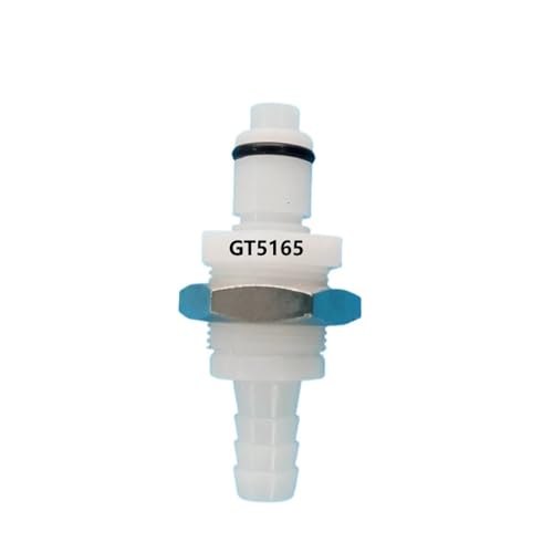 Sicherheitsventil Wasser-Druckventil CPC Kunststoff Schnellsteckverbinder Ablassventil 5/16 mit Ventilanschlag Stecker Lochplatte Stecker GT5165 von DGOINGPI