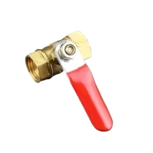 Sicherheitsventil Wasser-Druckventil Messing Wasser Öl Luft Gas Kugelhahn Rohr Armaturen Pneumatische Stecker Controller Griff 6-12MM Schlauch Barb Inline(1/8",B) von DGOINGPI