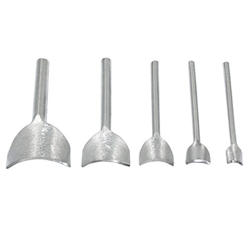 DGOL 5 Größen Leder Bogen Kurve Cutter Handwerk Gurt DIY Bogen Flachere Kurve Ende Ecke Plated Schneiden Stanzwerkzeug Kit DGOL 5 Größen Leder Bogen Kurve Cutter Handwerk Gurt DIY Bogen Flachere Kurve Ende Ecke Plated Schneiden Stanzwerkzeug Kit von DGOL
