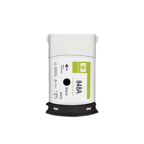 DGRRWDBN 400 ml überholte Tintenpatronenkassette kompatibel mit Pagewide XL 6000 XL 5100 Drucker Modell 848a 848a 848a(1PCS BK-400ML) von DGRRWDBN