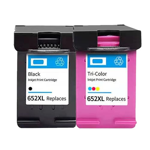 DGRRWDBN 652XL 652 Tintenpatronenersatz kompatibel mit 1115 1118 2135 2136 2138 3635 3636 3835 4535 Drucker(1SET) von DGRRWDBN