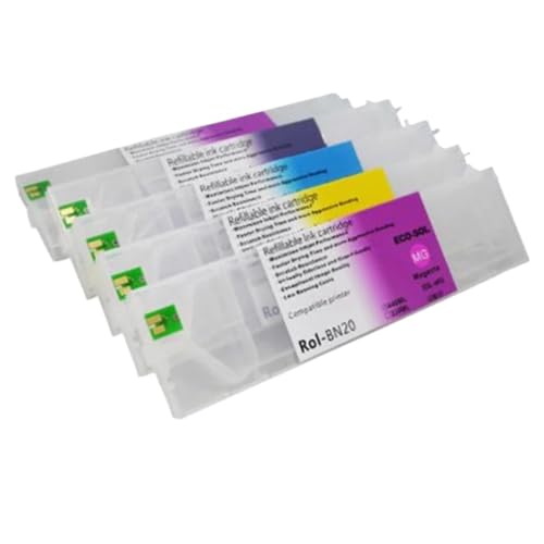 DGRRWDBN Kompatible Öko -Lösungsmittel -Tintenpatrone 440 mm mit Chip Kompatibel mit Roland -Drucker SP300 VS540 BN20 VS640 VS420 RS640 RS540 XF640 MAX MAX2 MAX2 MAX3 -Serie(440ML-LC) von DGRRWDBN