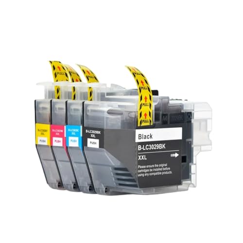 DGRRWDBN Kompatible Tintenkartusche LC3029 LC3029XXL Kompatibel mit Drucker MFC-J-Serien, einschließlich MFC-J5830DW MFC-J5930DW MFC-J6535DW MFC-J6935DW-Modelle(BKCMY-4COLORS) von DGRRWDBN